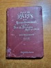 Plan Paris 1924, Ghid Turistic Vechi, Hărți Incluse - București Livrare Zona Rahova