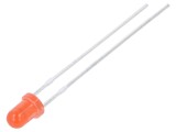 Diodă LED-kit 3mm roşie - 50buc, 3&divide;15VDC, THT - OPTOSUPPLY