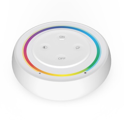 Mi-Light miboxer S2W Telecomanda curcubeu cu 4 zone luminozitate, culoare, control temperatura RGB+CCT culoare alba foto