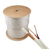 Cablu coaxial RG59 + alimentare 2x0.75&#039;305m&#039;alb TSY-RG59+2X0.75-W, TSY Cable