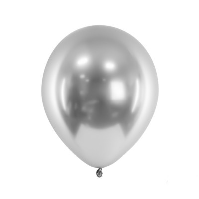 Baloane 2,8 g, argintii, 100 buc/set foto