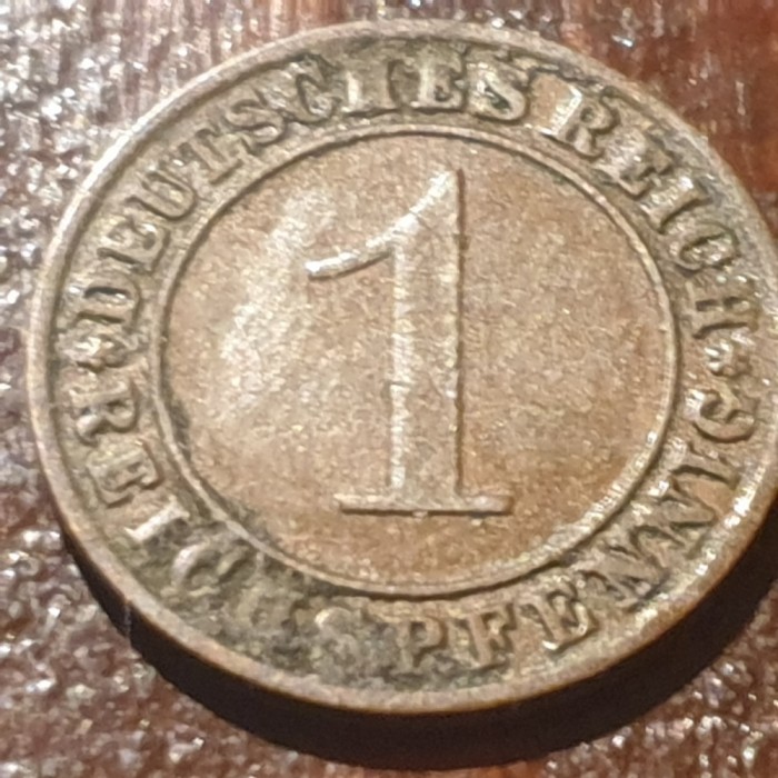 Germania 1 reichspfennig 1929