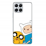 Husa compatibila cu Honor X8 Silicon Gel Tpu Model Finn and Jake Tongues