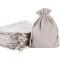 Set 24 saculeti pentru calendar advent, 18 x 13 cm, textil, maro