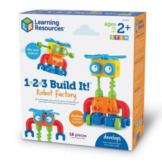 Set de Construit Learning Resources Robotel Colorat 1, 2, 3 foto