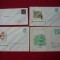 PLIC, PLICURI FILATELICE NECIRCULARE LOT 4 BUC.