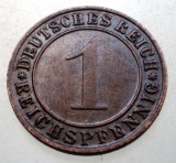 B.312 GERMANIA WEIMAR 1 REICHSPFENNIG 1936 D