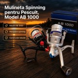 Mulineta Spinning pentru Pescuit, Model AB 1000