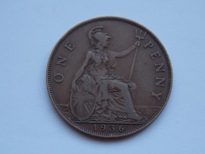 ONE PENNY 1936 GBR foto