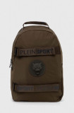 PLEIN SPORT rucsac barbati, culoarea verde, mare, neted