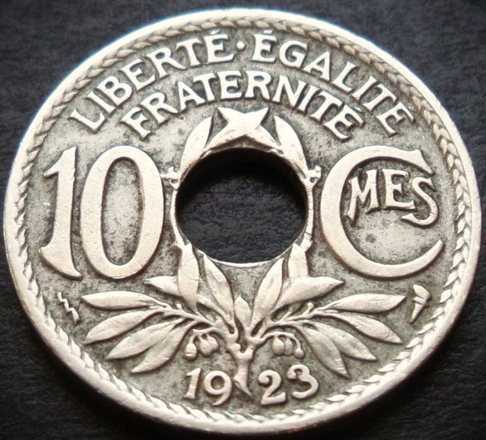 Moneda istorica 10 CENTIMES - FRANTA, anul 1923 * cod 4814
