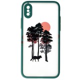 Husa iPhone XS Antișoc TPU+PC, Design 10 - Protecție Premium