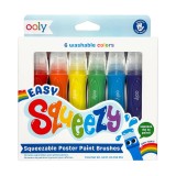 Cumpara ieftin Pensule cu vopsea lichida Easy Squeezy - Set de 6