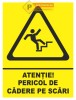 Indicator pericol de cadere pe scari