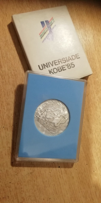 QW5 38 - Medalie - tematica sport - Universiada - Kobe - 1985