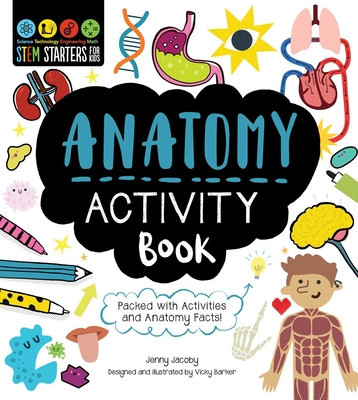 Stem Starters for Kids Anatomy Activity Book: Packed with Activities and Anatomy Facts! foto