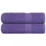 Cumpara ieftin Prosoape de baie 2 buc Violet 100x150 cm 360 g/m&sup2; 100% bumbac