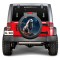 Sticker auto &quot;roata de rezerva&quot; rezistenta la intemperii si raze uv, diametru 55 cm, cod: avx-rr12