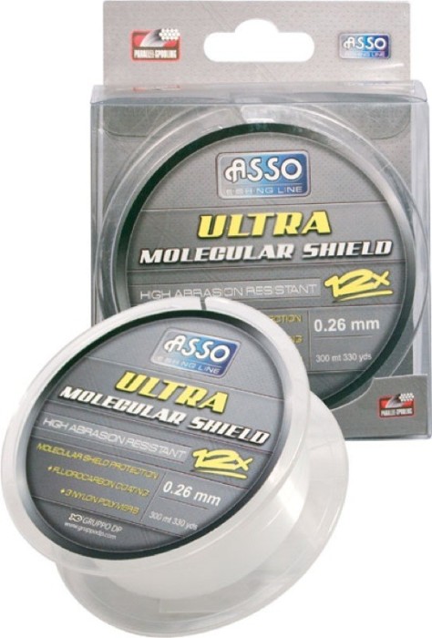 FIR MONOFILAMENT ASSO ULTRA MOLECULAR SHIELD - Dark Green 0.24mm 150m 8.1Kg