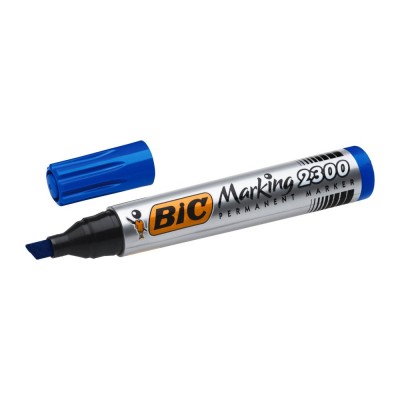 Marker permanent, BIC Marking 2300, albastru foto