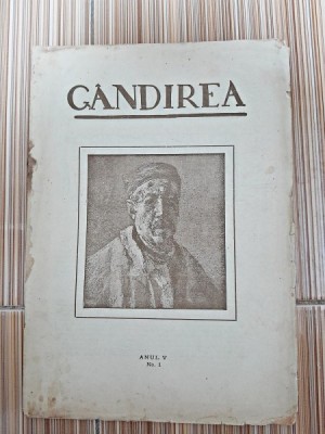 Revista Gandirea, anul V, nr.1/1925 (Gib.I. Mihaescu, Lucian Blaga...) foto