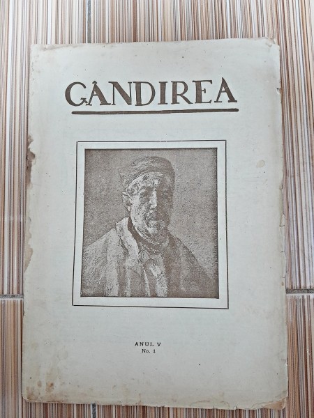 Revista Gandirea, anul V, nr.1/1925 (Gib.I. Mihaescu, Lucian Blaga...)