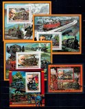 Centrafricaine Republic 1986 - Locomotive, serie colite neuzate
