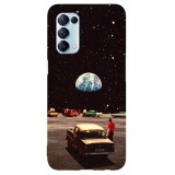 Husa compatibila cu Oppo A5 (2020) model Retro Cinema, Silicon, TPU, Viceversa, Transparent, Carcasa