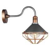 Lampa montaj perete soclu e27 ip65 - rose/gold, V-TAC