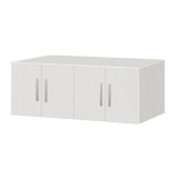 Suprapozabil cu 4 usi, Mara, Alb, L180xH40xA50 cm