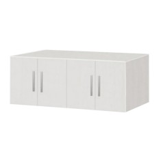 Suprapozabil cu 4 usi, Mara, Alb, L180xH40xA50 cm