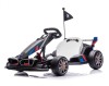 Kart electric pentru copii BMW Motosport putere 500W, sasiu ajustabil, Gri
