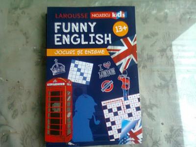 FUNNY ENGLISH, JOCURI SI ENIGME 13+ foto