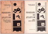 programe programa de atletism pentru scolile generale si liceele cu program de educatie fizica+pentru scolile sportive doua carti