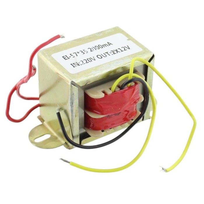 Transformator 2x12V, 2000mA, 220V, 201882