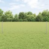 VidaXL &Icirc;ngrădire cu st&acirc;lpi Argintiu 0.6 x 25 m Oțel