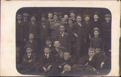 HST P353 Poză elevi ardeleni 1914 foto