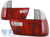 Set de stopuri tuning potrivit pentru BMW X5 E53 09.1999-10.2003 cu baza rosie si alba, stanga si dreapta Performance AutoTuning