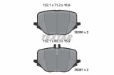 TEXTAR 2639001 Q+ set placute frana,frana disc