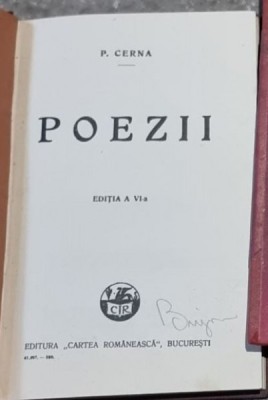 P. Cerna - Poezii. Editia a VI-a foto