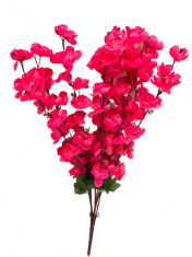 Flori decorative artificiale, pentru vaza, rosu, 55 cm foto