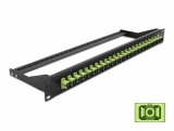 Patch panel 19&quot; cu 24 x SC OM5 Multi-mode Simplex, Delock 43385