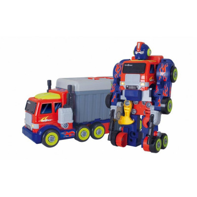 Jucarie 3 in 1:camion,robot si banc de lucru Hola Toys foto