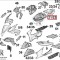 Carena laterala stanga spate originala Peugeot Jet Force 50-125cc (argintie)