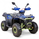 Atv copii Asix Grizzly 125cc, roti 8 inch, 1+1 viteze, culoare bleumarin-verde Cod Produs: MX_NEW A6GRIZZLY12583-17