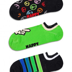 Happy Socks sosete Peace No Show Socks 3-pack