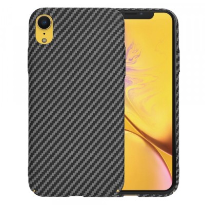 Husa pentru Apple iPhone XR, Techsuit, Carbonite FiberShell, Neagra foto