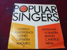 VINIL POPULAR SINGERS foto
