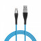 Cablu de date - iPhone &quot;lightning&quot;, invelis siliconic, 4 culori - 1 m Best CarHome