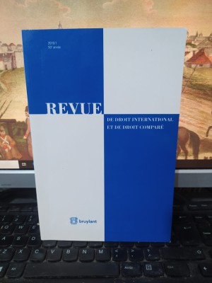 Revue de droit international et de droit compare, nr. 1 2016, Bruylant, 085 foto